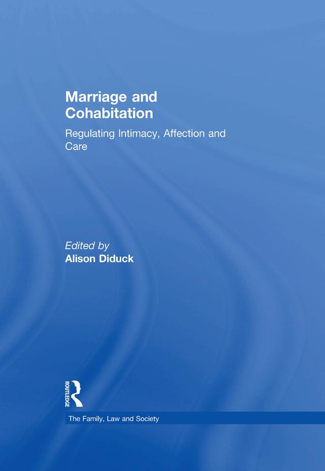 Marriage and Cohabitation by Alison Diduck