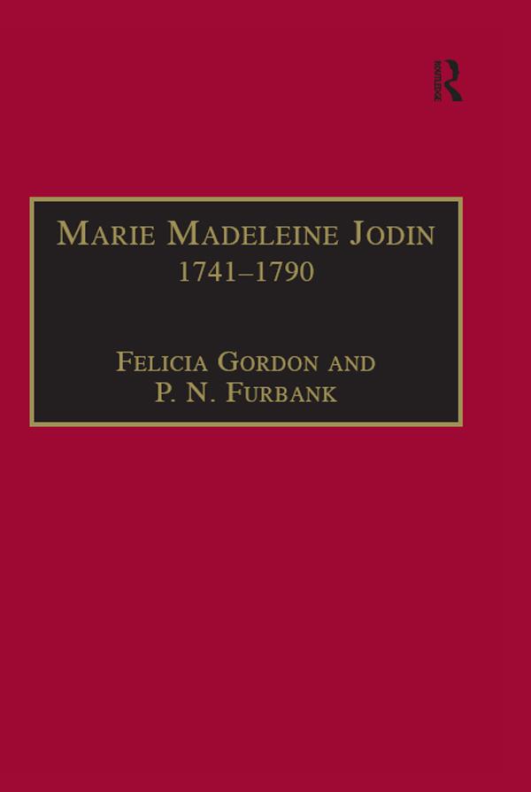 Marie Madeleine Jodin 1741–1790 by Felicia Gordon, P.N. Furbank