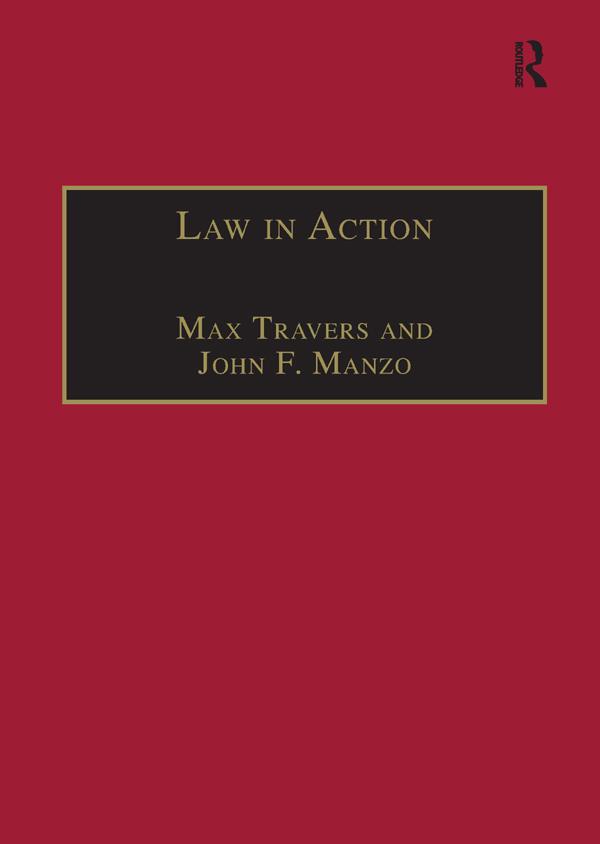 Law in Action by John F. Manzo, Max Travers