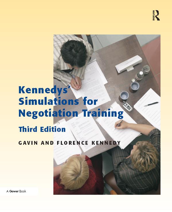 Kennedys' Simulations for Negotiation Training by Florence Kennedy