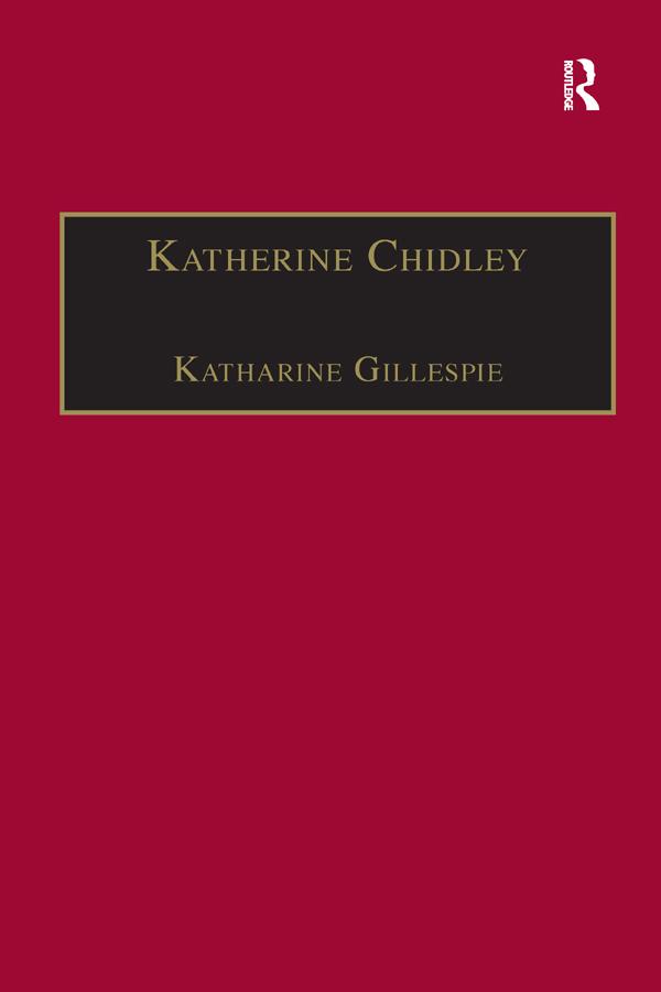 Katherine Chidley by Katharine Gillespie
