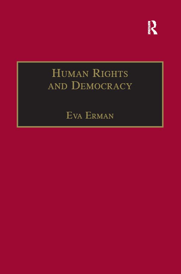 Human Rights and Democracy by Eva Erman