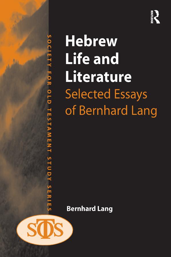 Hebrew Life and Literature by Bernhard Lang