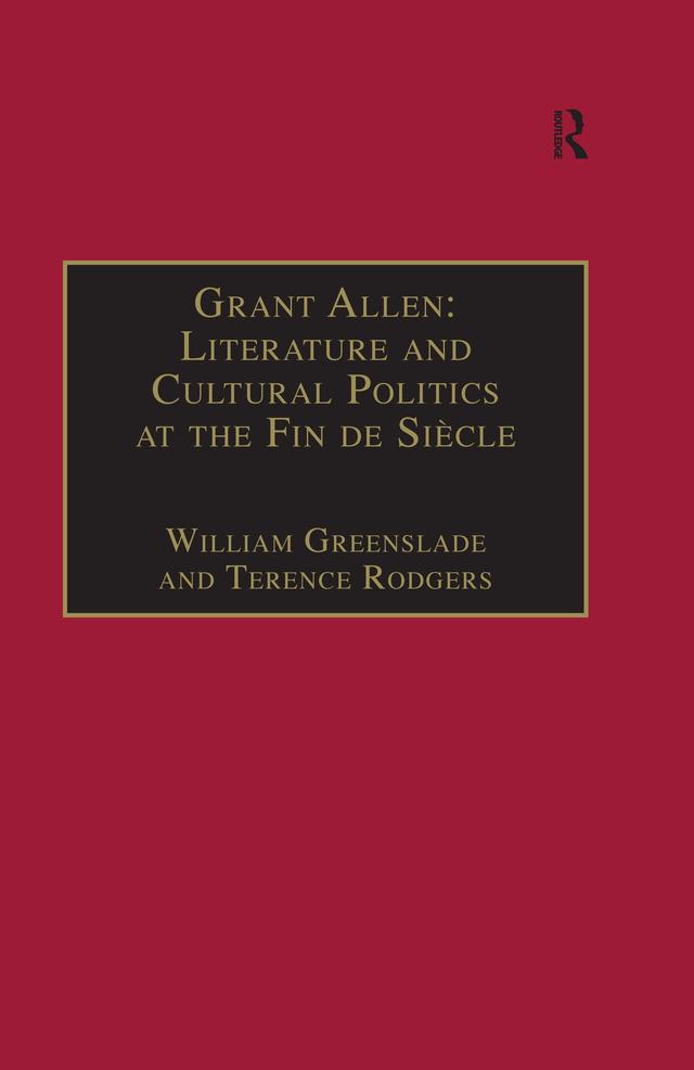 Grant Allen by Terence Rodgers, William Greenslade