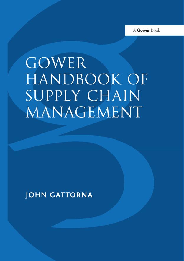 Gower Handbook of Supply Chain Management by John Gattorna
