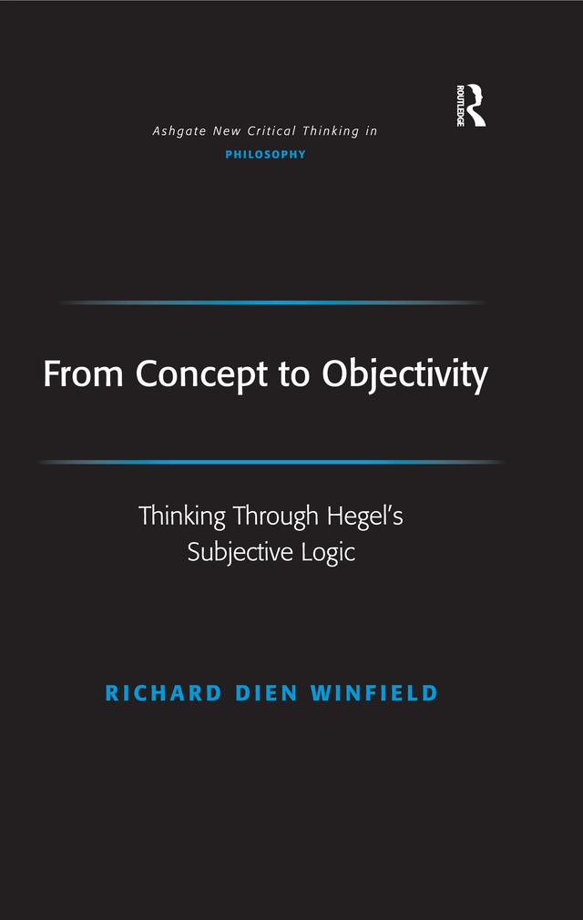 From Concept to Objectivity by Richard Dien Winfield