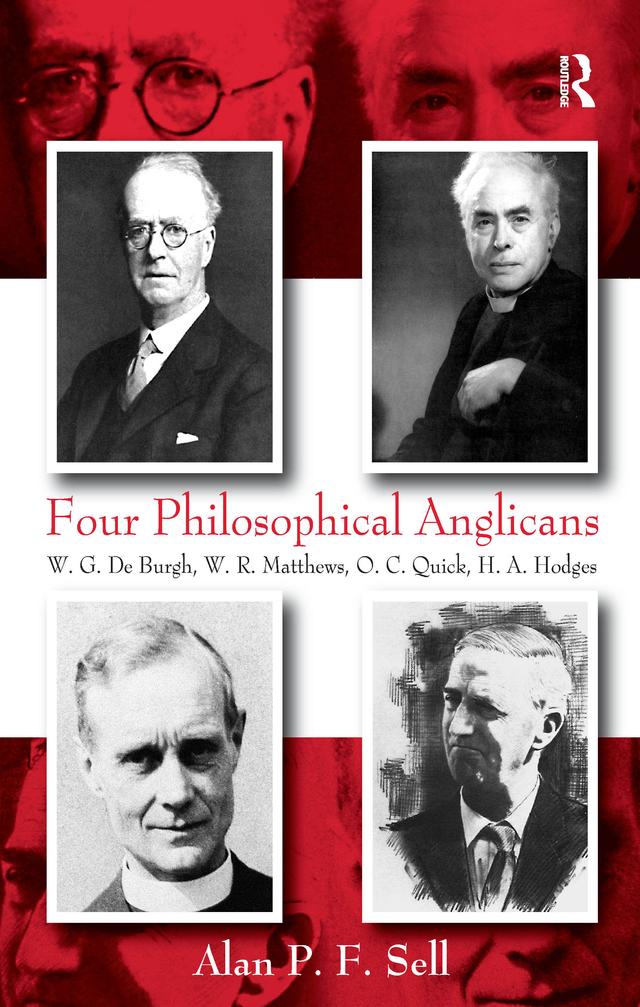 Four Philosophical Anglicans by Alan P.F. Sell