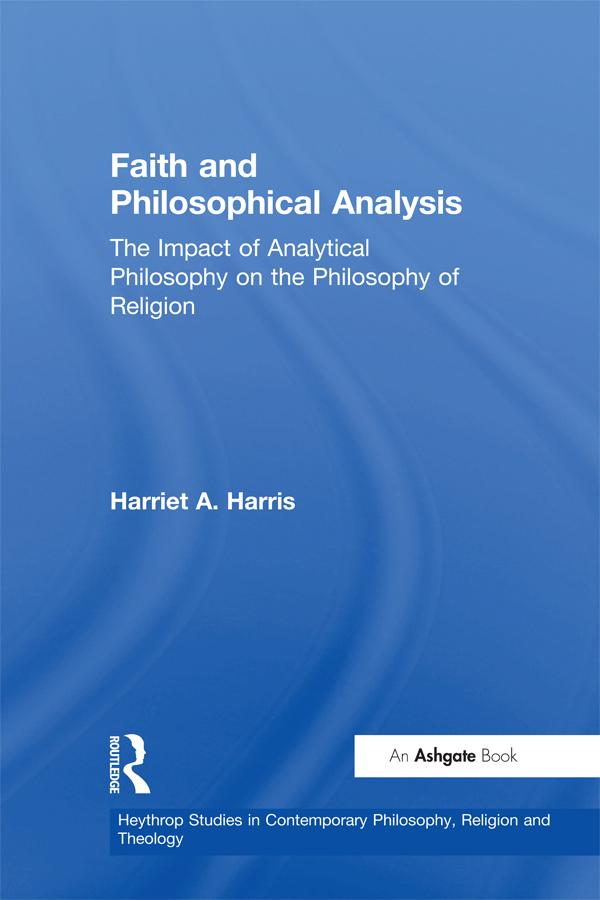 Faith and Philosophical Analysis by Christopher J. Insole, Harriet A. Harris