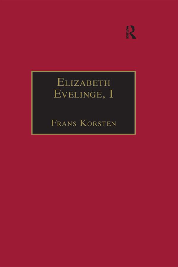 Elizabeth Evelinge, I by Frans Korsten