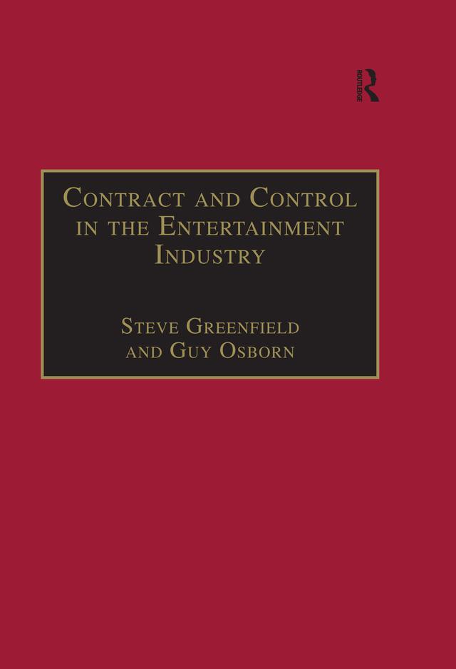 Contract and Control in the Entertainment Industry