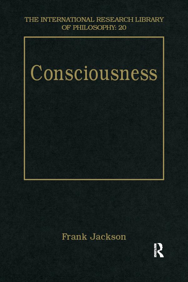 Consciousness by Frank Jackson