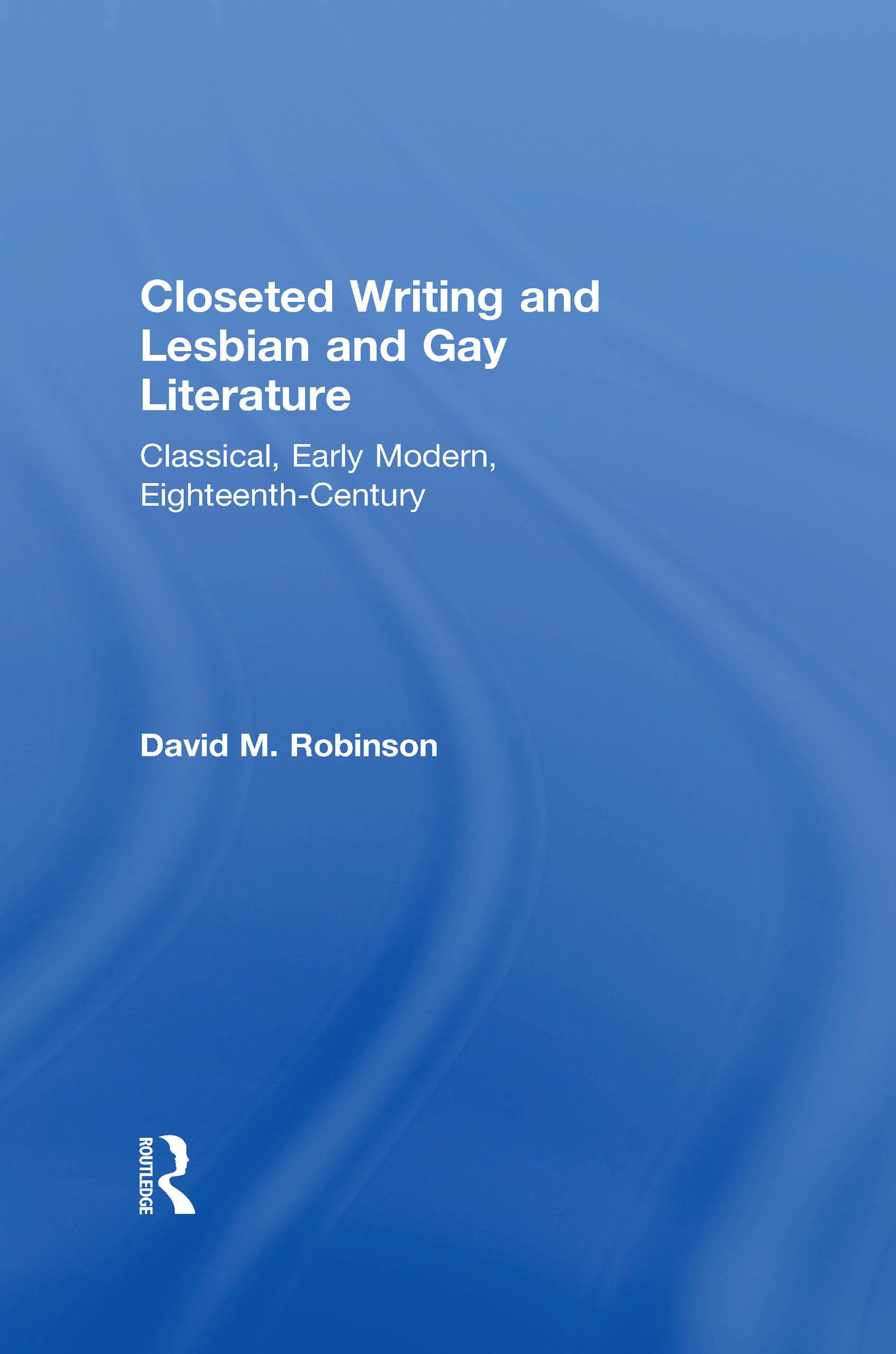 Closeted Writing and Lesbian and Gay Literature