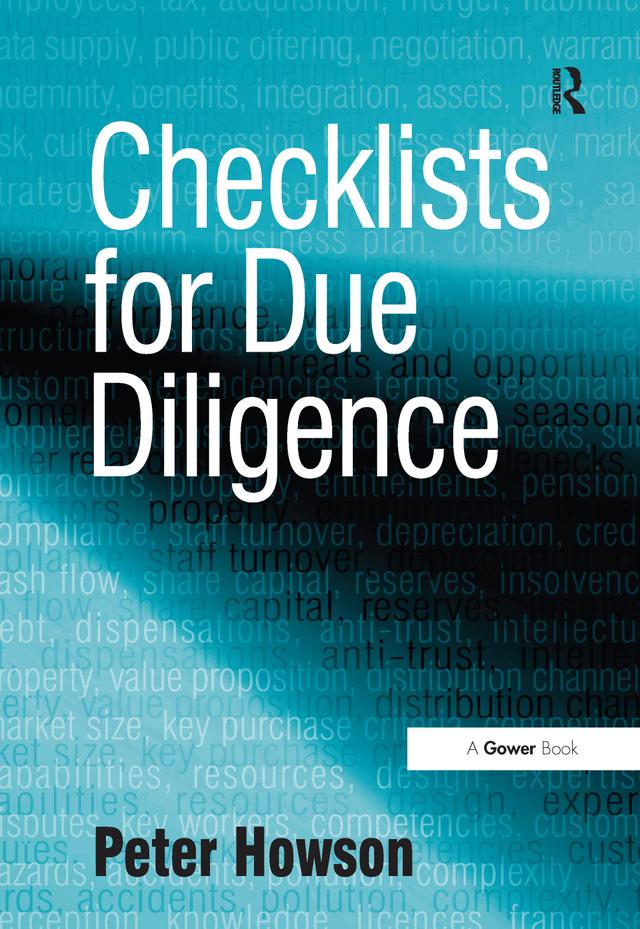 Checklists for Due Diligence by Peter Howson