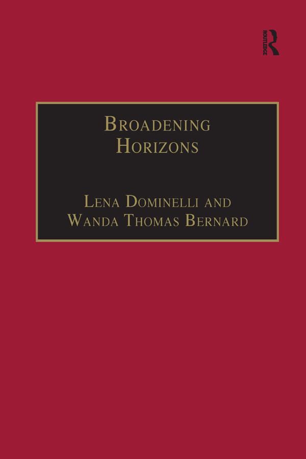 Broadening Horizons by Lena Dominelli, Wanda Thomas Bernard