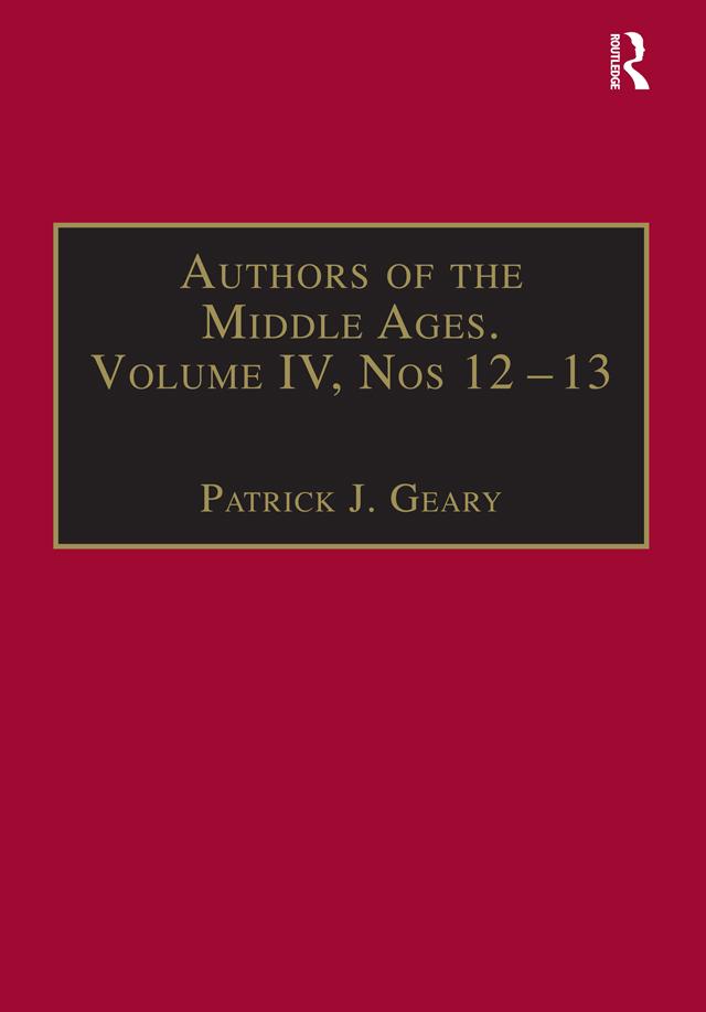 Authors of the Middle Ages, Volume IV, Nos 12–13