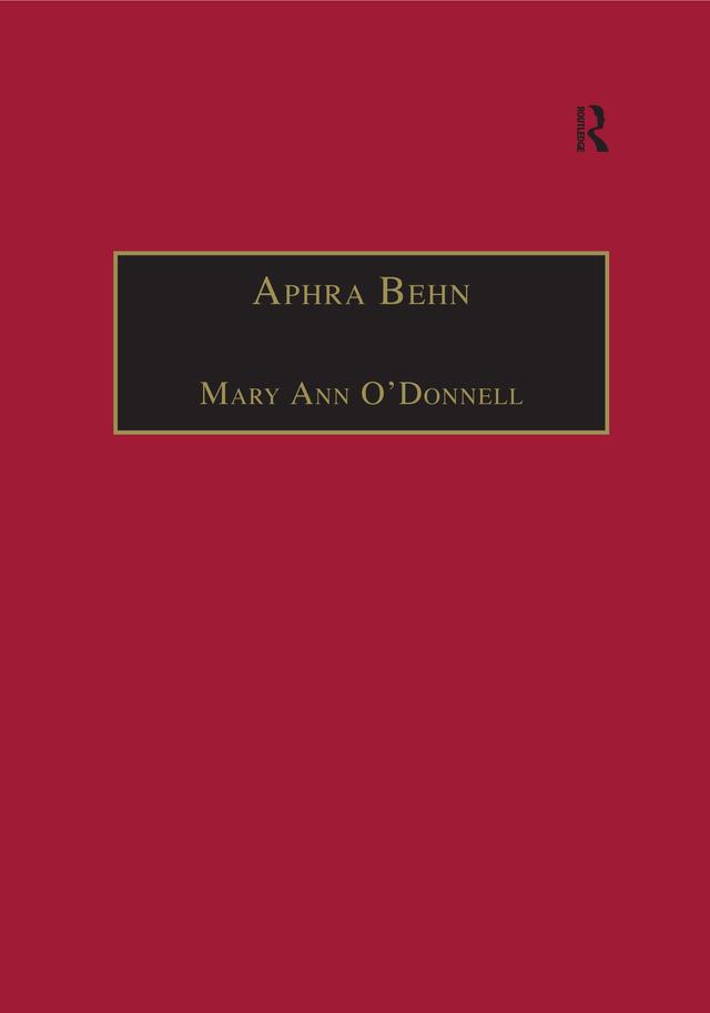 Aphra Behn by Mary Ann O'Donnell