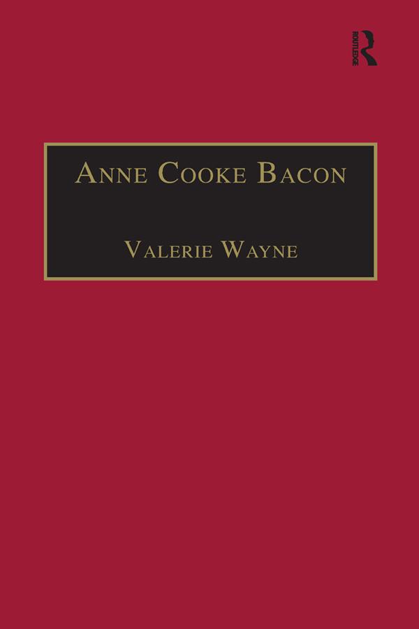 Anne Cooke Bacon by Valerie Wayne