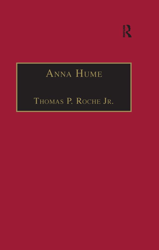 Anna Hume by Thomas P. Roche Jr.