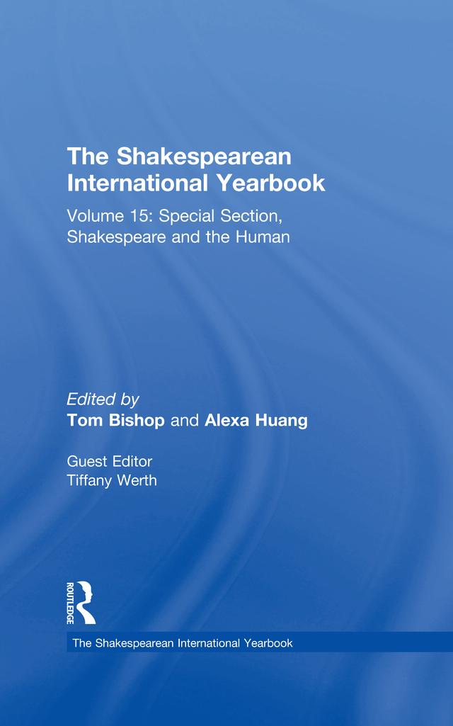 The Shakespearean International Yearbook by Tiffany Werth