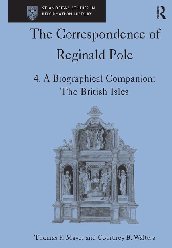 The Correspondence of Reginald Pole