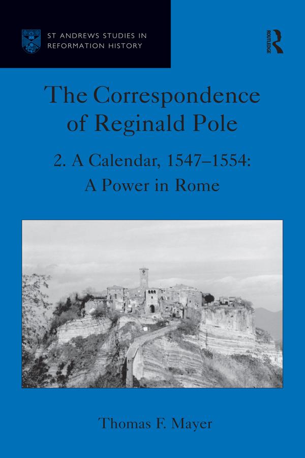 The Correspondence of Reginald Pole