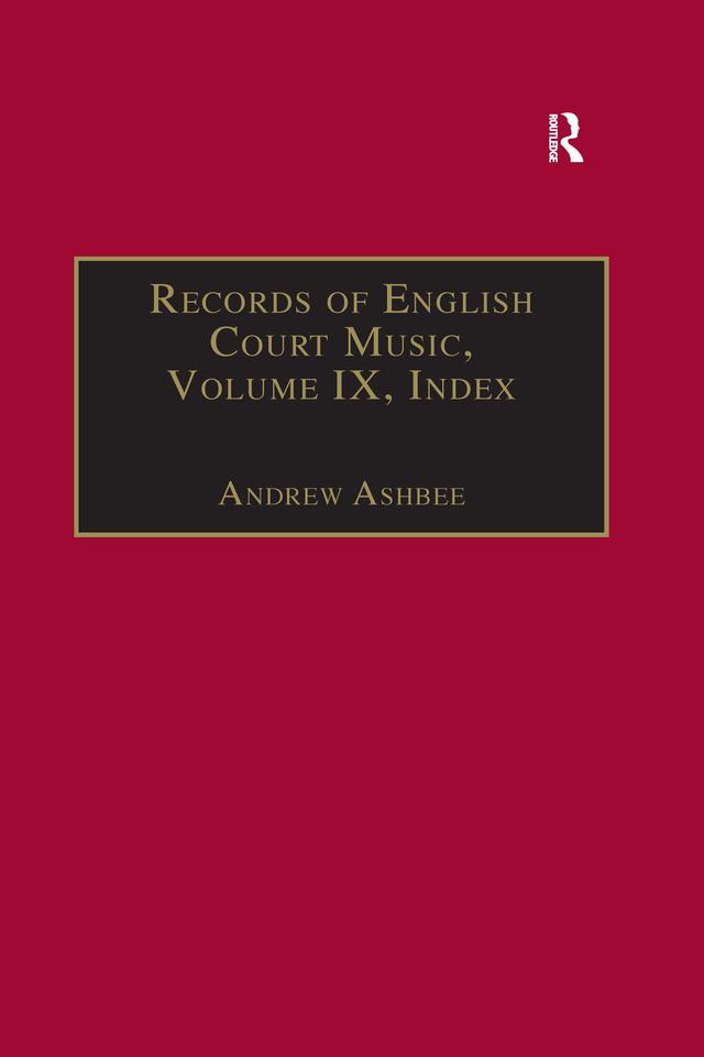 Records of English Court Music by Andrew Ashbee