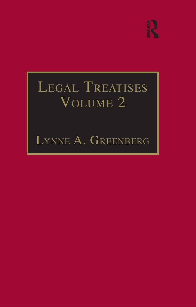 Legal Treatises by Lynne A. Greenberg