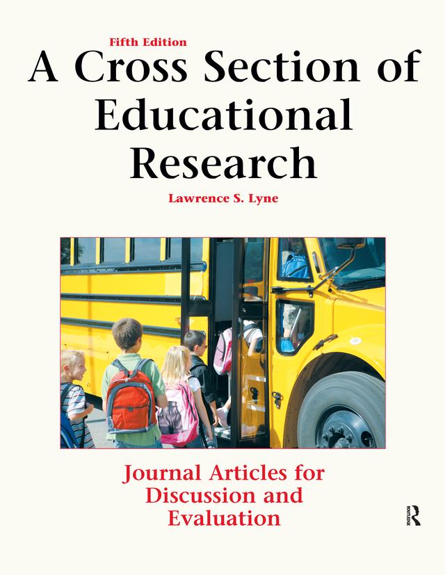 A Cross Section of Educational Research by Lawrence Lyne