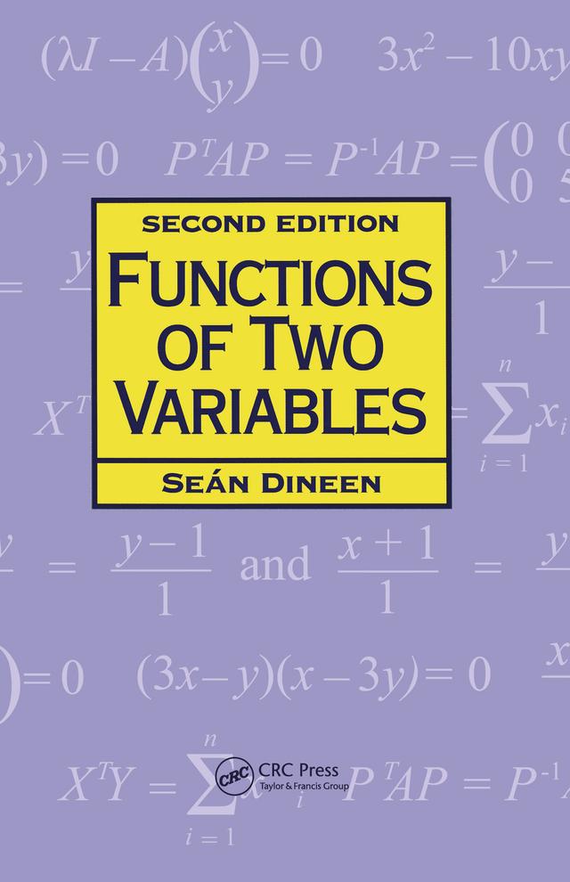 Functions of Two Variables by Sean Dineen