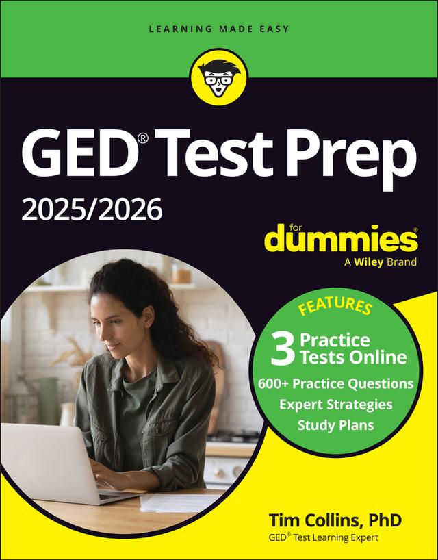 GED Test Prep 2025/2026 For Dummies by Tim Collins