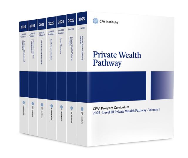 2025 CFA Program Curriculum Level III Private Wealth Pathway Box Set by CFA Institute