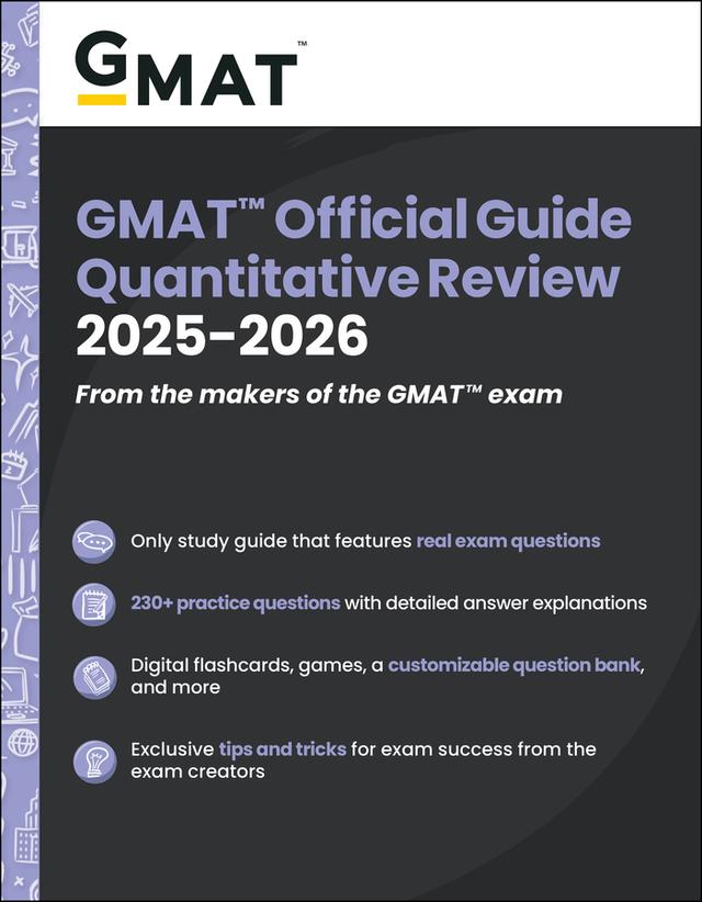 GMAT Official Guide Quantitative Review 2025-2026 by 