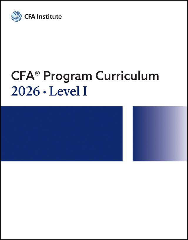 2026 CFA Program Curriculum Level I Box Set by 