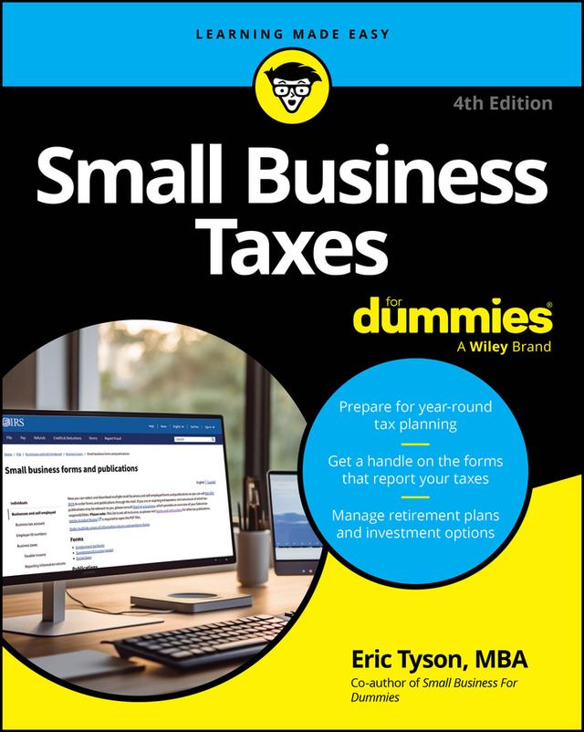 Small Business Taxes For Dummies by Eric Tyson