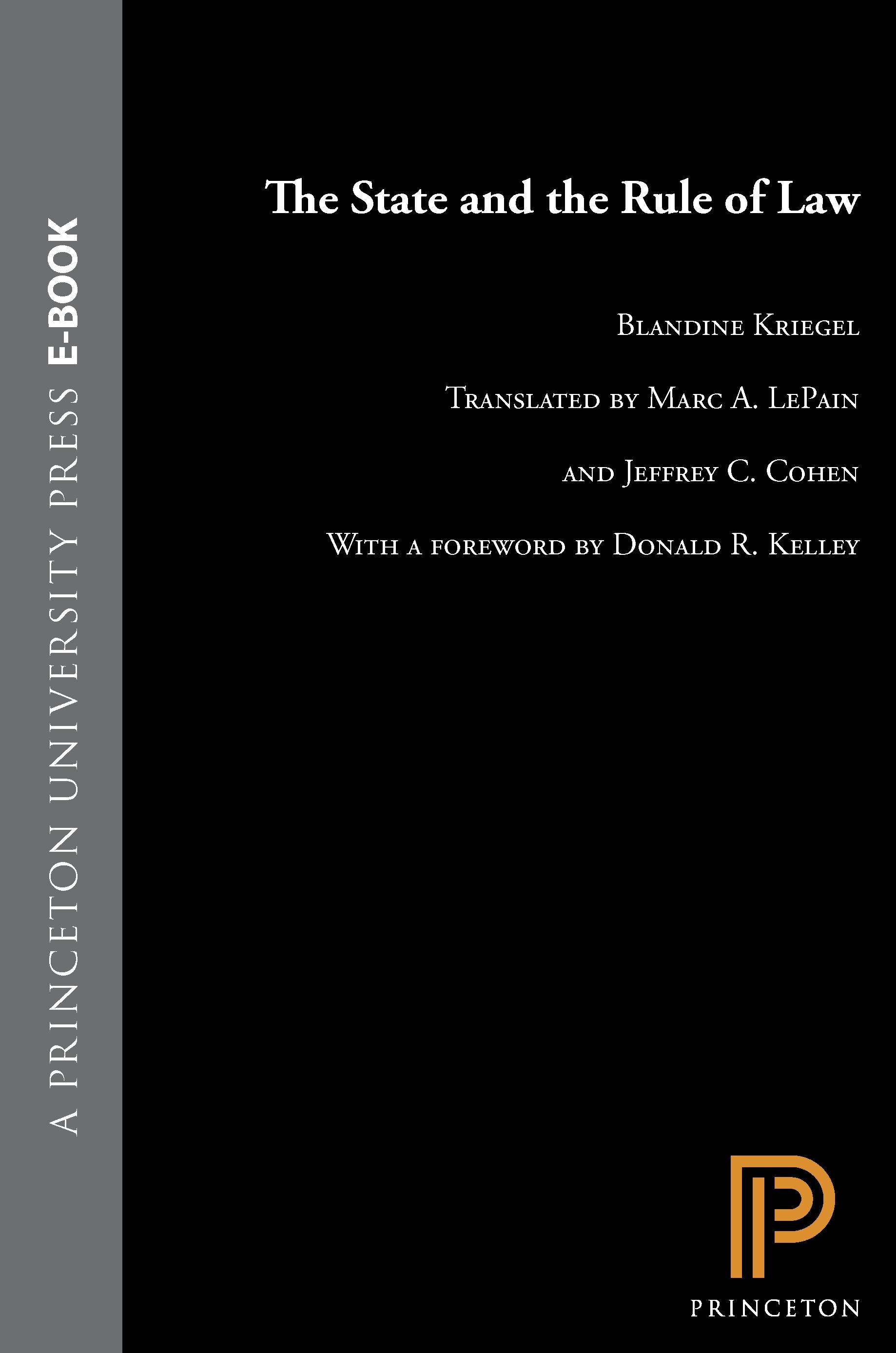 The State and the Rule of Law