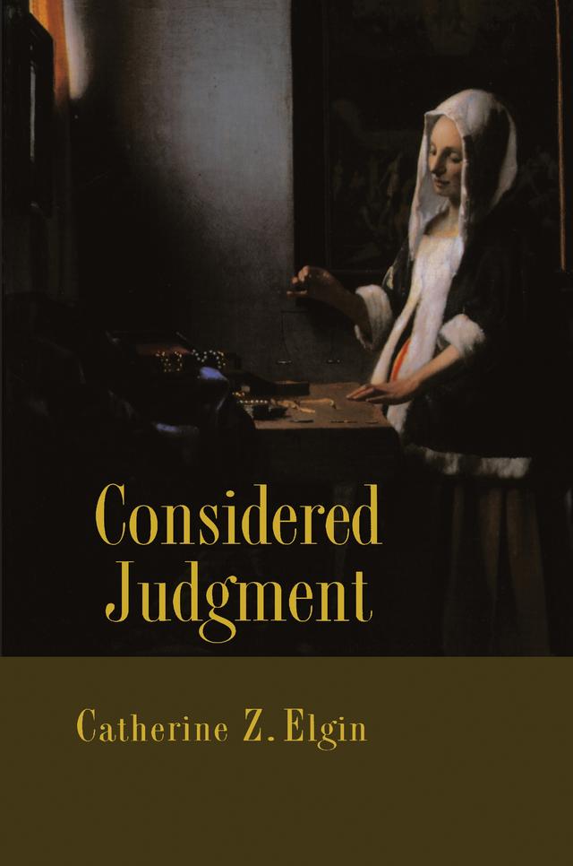 Considered Judgment by Catherine Z. Elgin