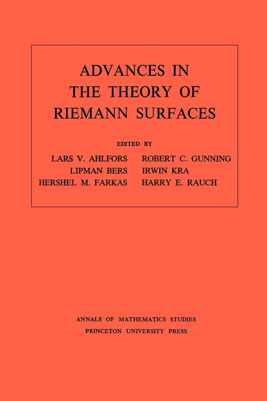 Advances in the Theory of Riemann Surfaces
