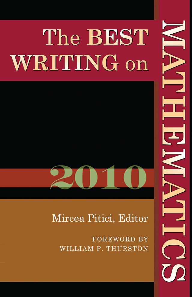 The Best Writing on Mathematics 2010 by Mircea Pitici, William P. Thurston