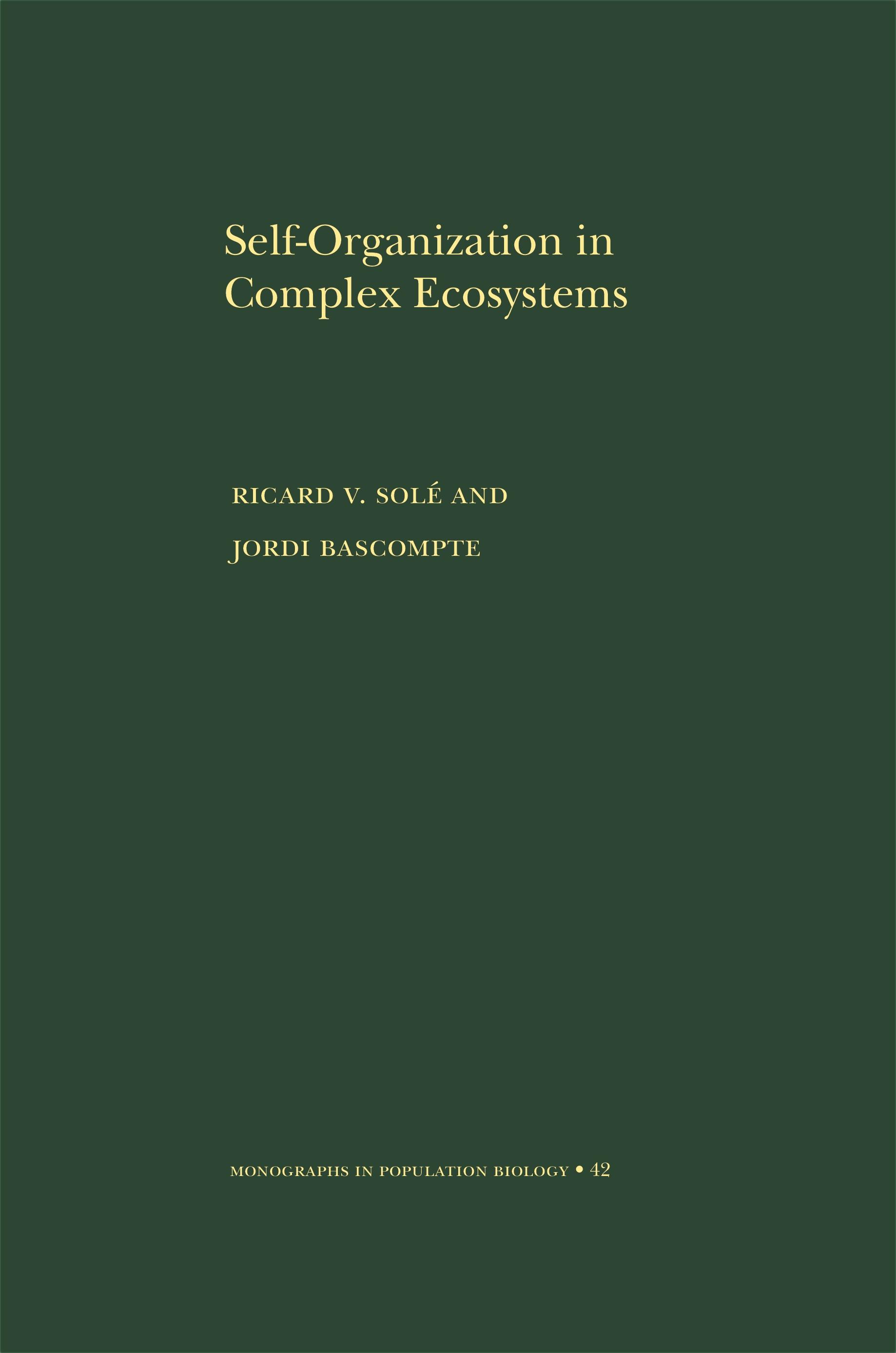 Self-Organization in Complex Ecosystems