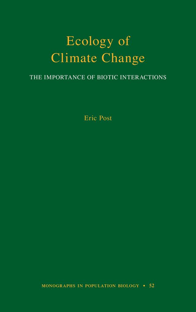 Ecology of Climate Change by Eric Post