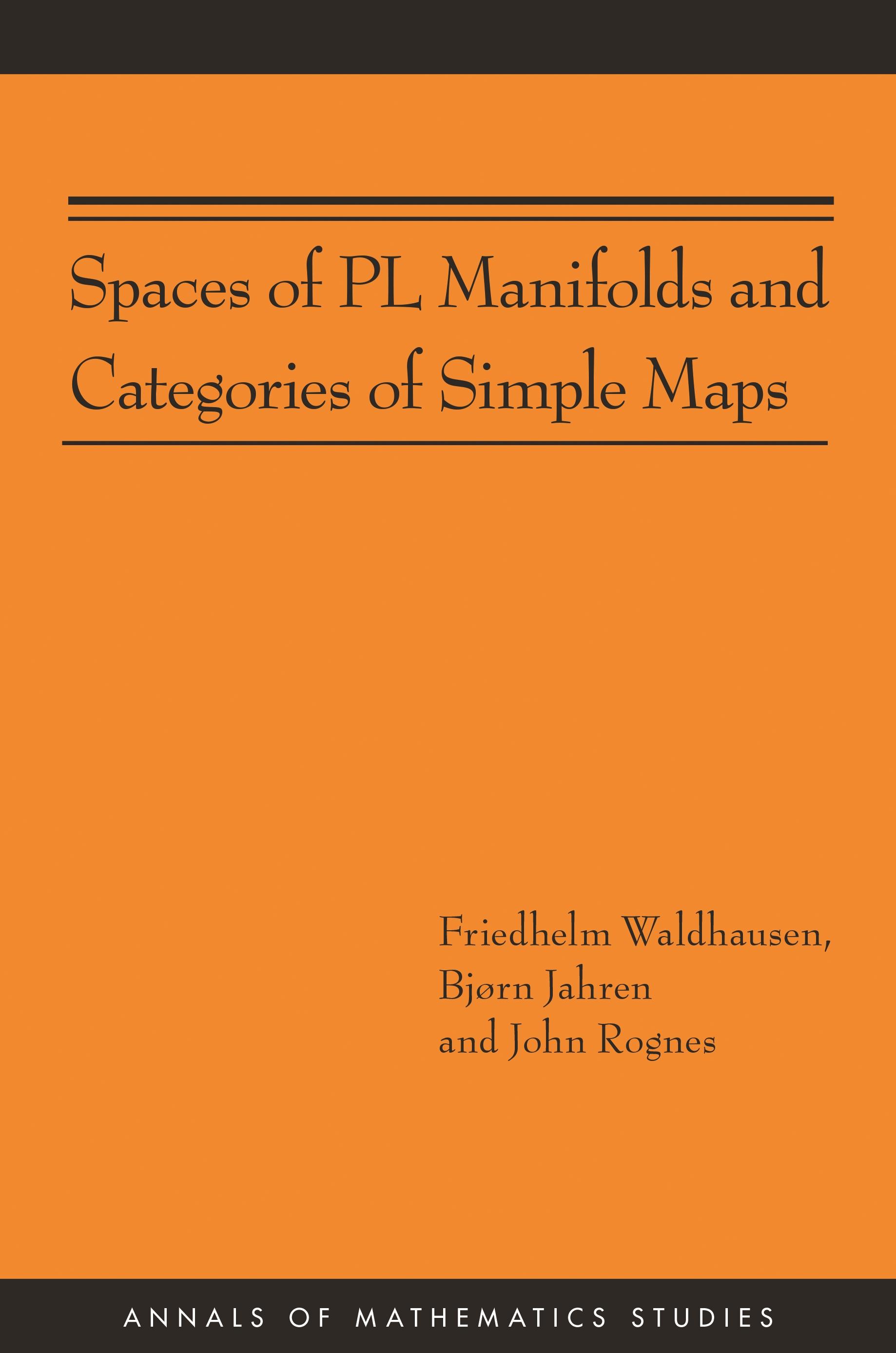 Spaces of PL Manifolds and Categories of Simple Maps