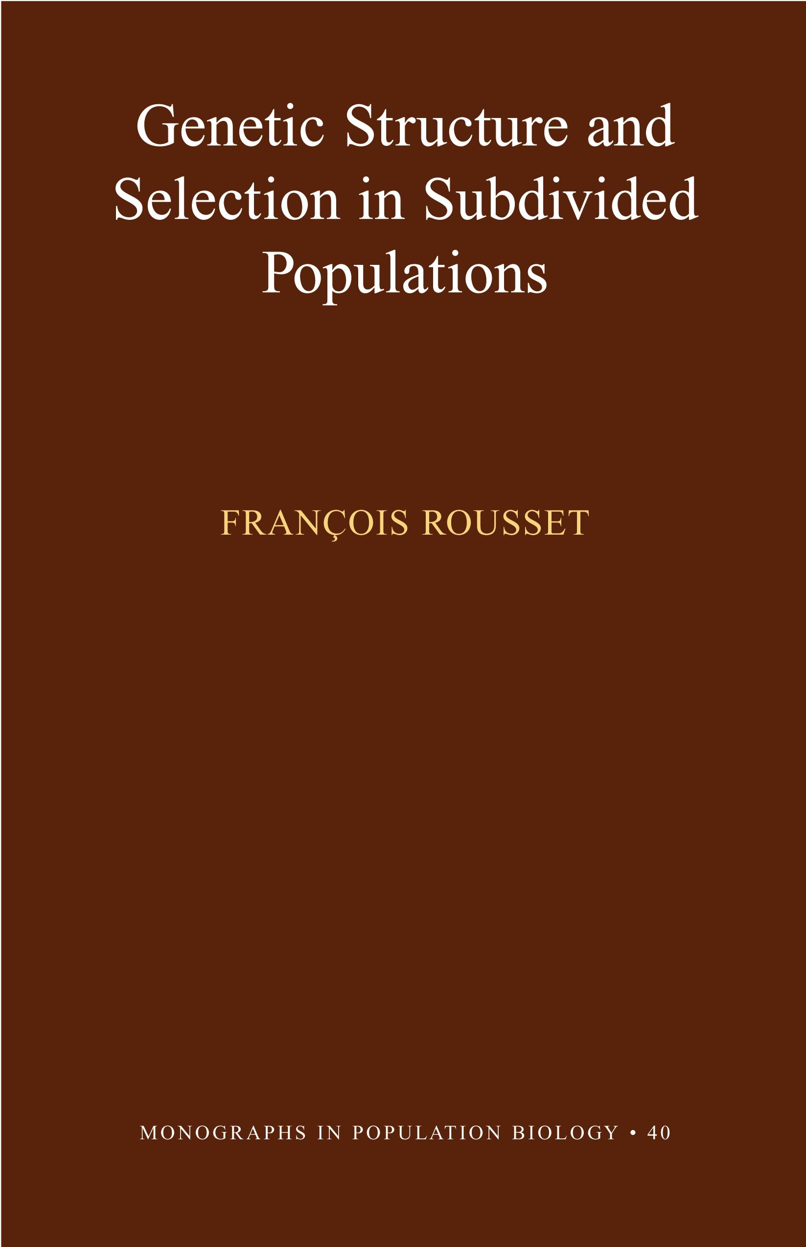 Genetic Structure and Selection in Subdivided Populations