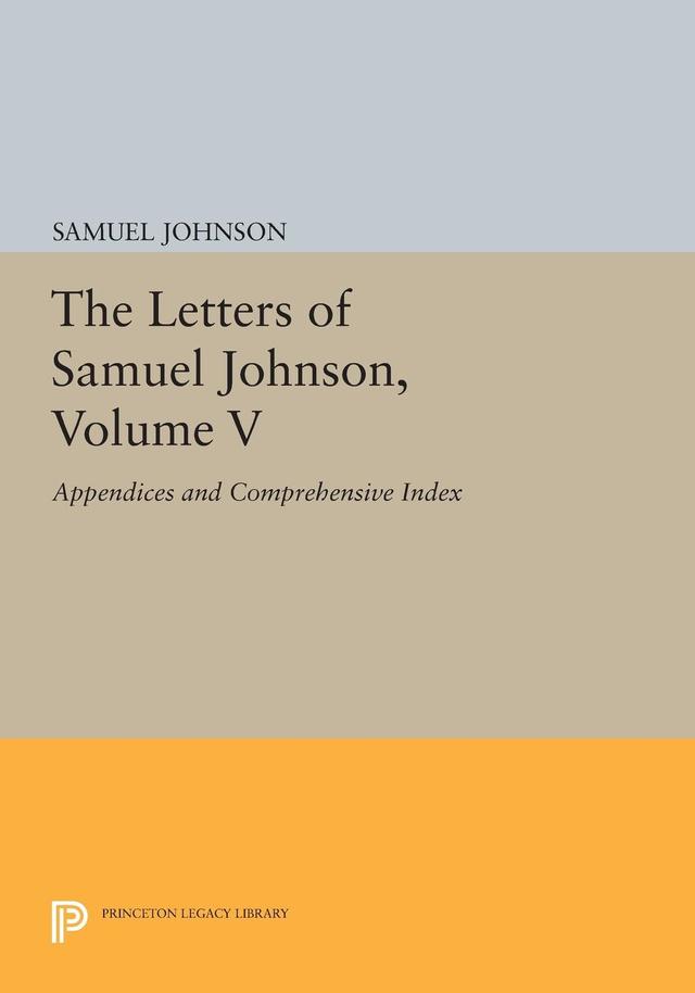 The Letters of Samuel Johnson, Volume V by Bruce Redford, Samuel Johnson