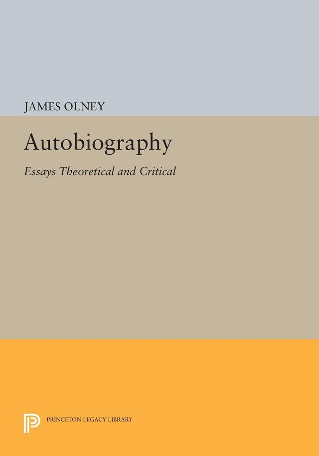 Autobiography by James Olney