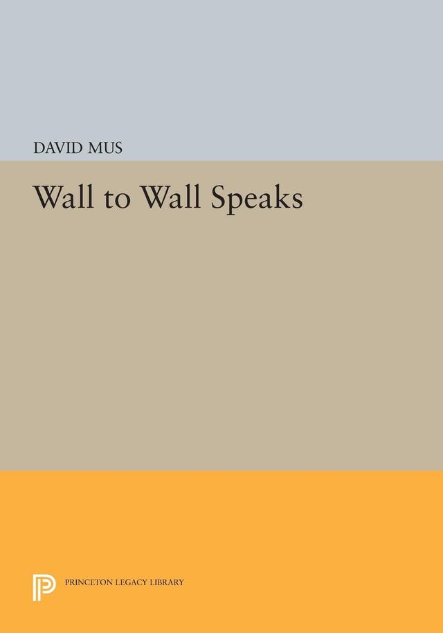 Wall to Wall Speaks by David Mus