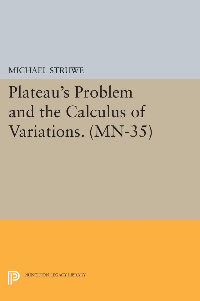 Plateau's Problem and the Calculus of Variations by Michael Struwe