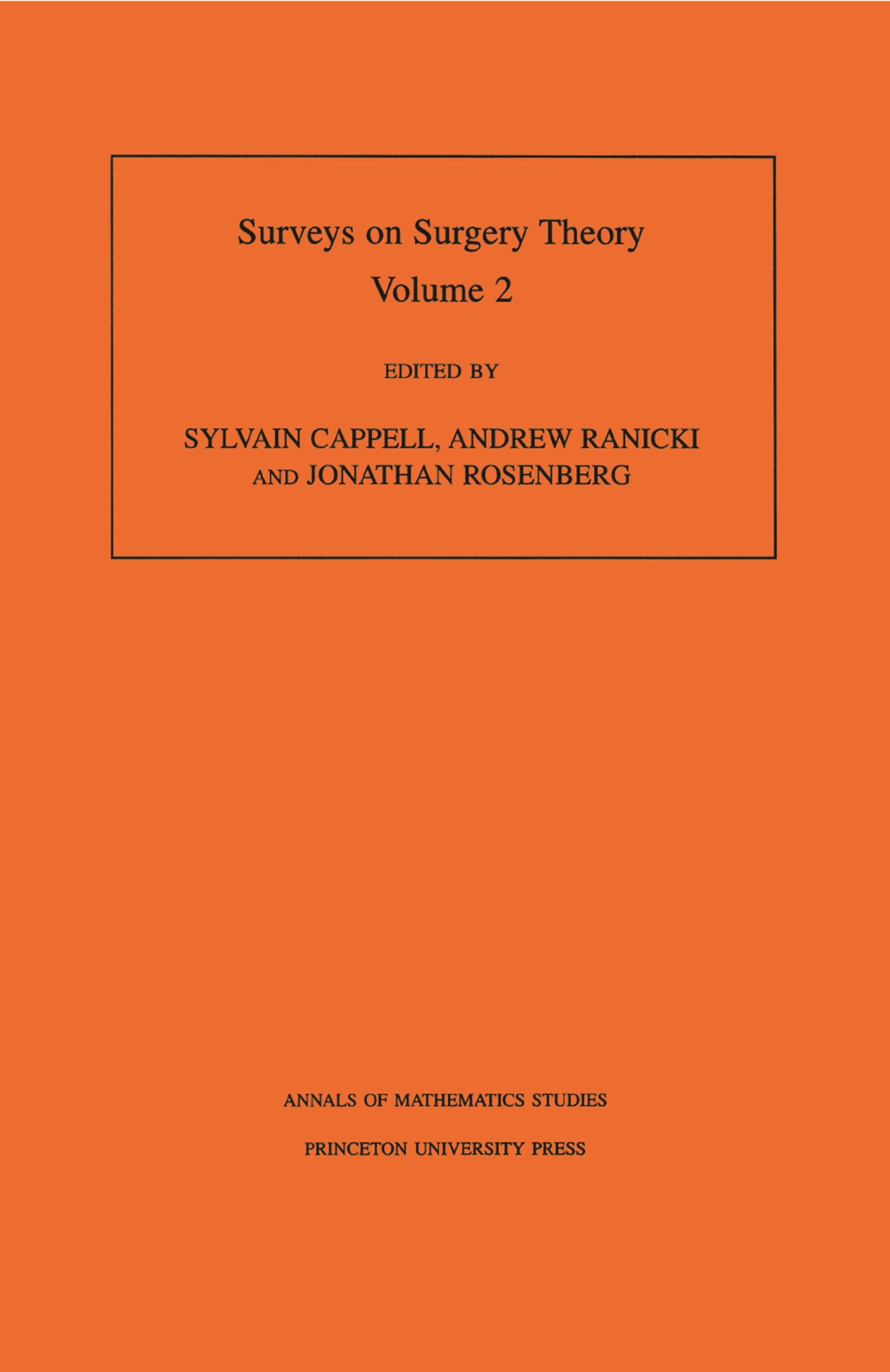 Surveys on Surgery Theory, Volume 2