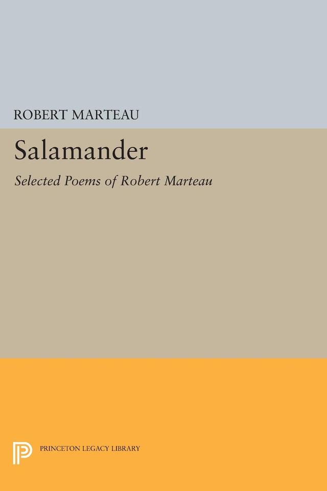 Salamander by Anne Winters, Robert Marteau