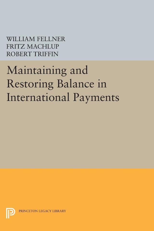 Maintaining and Restoring Balance in International Trade by Fritz Machlup, Robert Triffin, William Fellner