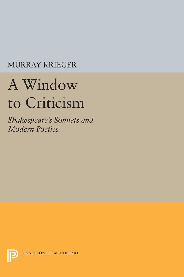 Window to Criticism by Murray Krieger